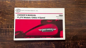 1984 Harley-Davidson FL/FX Models 1340 5-Speed Owner's Manual 99460-84 - Picture 1 of 4