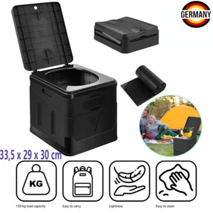 Campingtoilette Faltbar Trenntoilette Tragbare Toilette Trockentoilette Deckel.. - Bild 1 von 12
