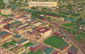 Poplar Bluff, MISSOURI - BIRDSEYE - Picture 1 of 2
