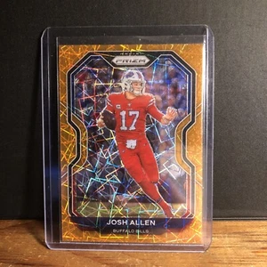 🔥2020 Panini Prizm-Josh Allen-Orange Lazer-Prizm-Buffalo Bills-Mint🔥 - Picture 1 of 4