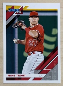 MIKE TROUT - 2019 Donruss Variations #170 - LOS ANGELES ANGELS - Picture 1 of 2