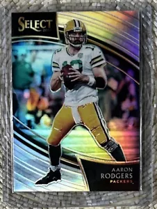 2018 Panini Select Silver Prizm Aaron Rodgers Field Level - Bild 1 von 2
