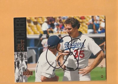 Jim Gott Los Angeles Dodgers AUTO Signed 1994 Upper Deck BYU Cougars 1D - Image 1 of 2