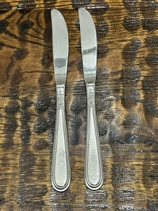 Menge 2 Rogers PERLENELEGANZ Korea Edelstahl Besteck Butter Messer - Bild 1 von 10