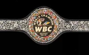 NEW WBC Black Championship Boxing Belt Replica Adult Size - Picture 1 of 2