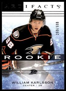 2014-15 Upper Deck Artifacts William Karlsson Rookie /699 Anaheim Ducks #151