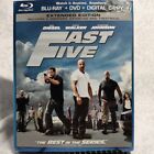 FAST FIVE - Blu-Ray + DVD - Extended Edition SWB Combined Shipping