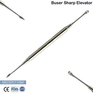Dental Buser Sharp Implant Periosteal Elevator Retracting Reflecting Instruments - Picture 1 of 4