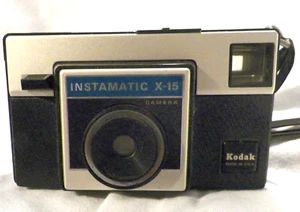 Vintage Kodak Instamatic X-15 Kamera & Kameratasche - Bild 1 von 3