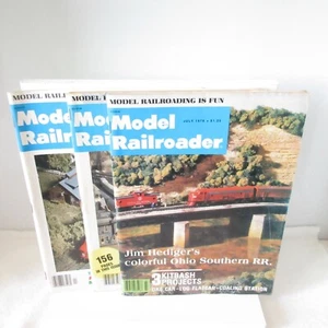 VINTAGE MODEL RAILROADER TRAINS 3 MAGAZINES 4-'77, 6-'78, 7-1978 - Picture 1 of 11