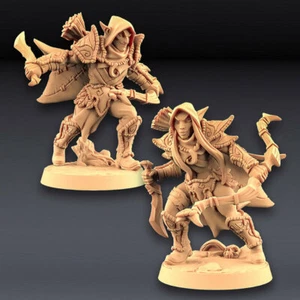 Rogues - Thiefs - Wood elves | Artisan Guild | D&D | Miniature - Picture 1 of 3