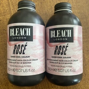 2X Bleach London Rosé (pink) Semi-Permanent Hair Color Cream, Pastel Color 5.07 - Picture 1 of 3