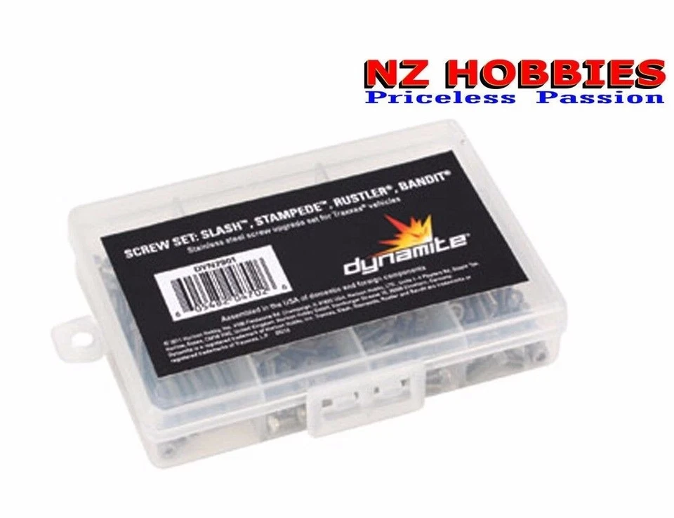 Dynamite DYN7901 Screw Set for Traxxas Slash, Stampede, Rustler, Bandit - Image 1 of 1