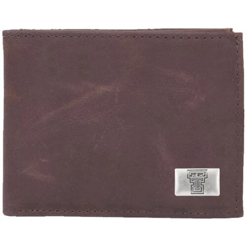 Texas Tech Red Raiders Leather Concho Billfold Wallet Cover