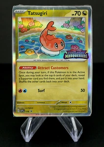 Tatsugiri Holo 118 Black Star Promo Twilight Masquerade B&B Pokemon Sealed Deck - Picture 1 of 6