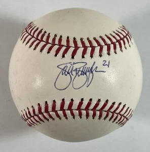 SEAN BURROUGHS SIGNED AUTOGRAPHED MLB BASEBALL PADRES BECKETT BAS COA BM66993 - Picture 1 of 2
