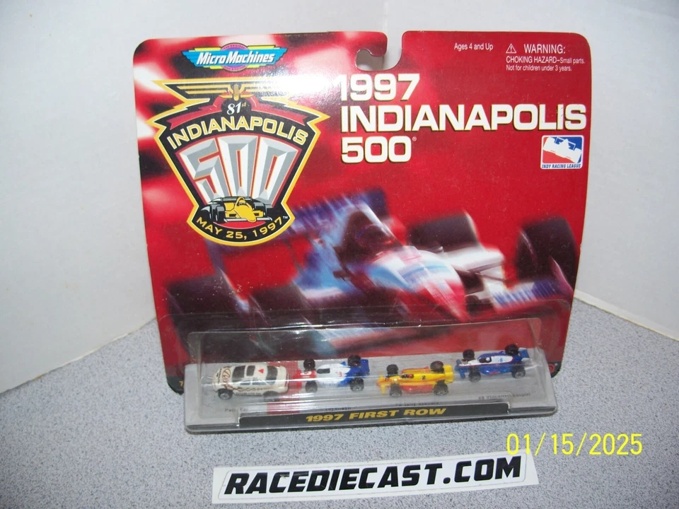 #LUYENDYK, STEWART, SOSPIRI FRONT ROW 1997 INDY 500 MICRO MACHINES - Image 1 of 1