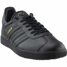 adidas black leather shoes
