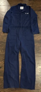 Military Navy Utility Coverall 8405-01-466-0572 Navy Blue 44XXL - Picture 1 of 3