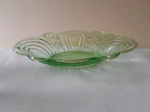 alte Glasschale, Schüssel, 30er Jahre (21/248) - Bild 1 von 6