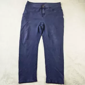Fresh Produce Damen Hose Größe XL W34 L26 Blau Freizeit Stretch Defekt Made USA - Bild 1 von 13