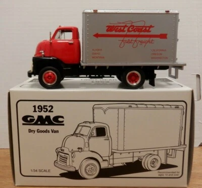 West Coast 1952 GMC Dry Goods Van 1st Gear 1/32 Diecast 112719DBT2 - Image 1 of 4