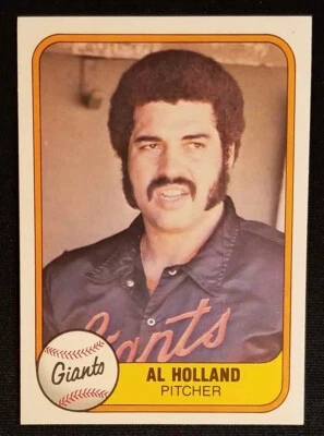 1981 Fleer #445 Al Holland Rookie RC San Francisco Giants NM-MINT++ - Image 1 of 2