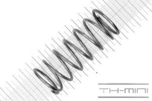 Compression spring 3 mm applied 37x87.1 mm 20 kg spiral stainless steel stainless metal - Picture 1 of 1