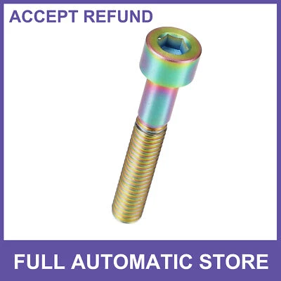 Single Multicolor M6x35 Bike Stem Bolt Bicycle Bike Headset Universal - Image 1 of 4