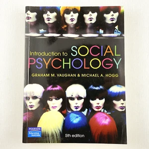 Introduction to Social Psychology by Michael Hogg Graham Vaughan Paperback Book - Foto 1 di 7