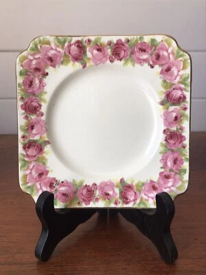 Vintage Royal Doulton Raby Rose Orphan Replacement Side Plate Made In England - image 1 of 3