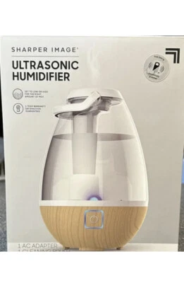 Sharper Image 0.4 Gallon Ultrasonic Cool Mist Humidifier W Auto Shut-Off - Image 1 of 3