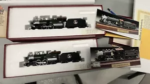2 N Scale Crescent Limited Great Northern Steam Locomotive Trains W/ COA - NIB - Picture 1 of 1