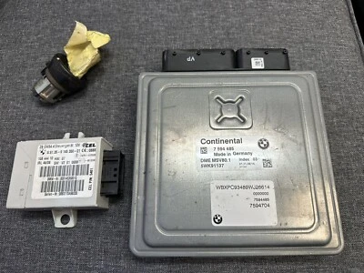 BMW X3 xDrive30i 3.0si E83 2007-2010 DME ECM ECU EWS CERRADURA DE LLAVE 7594485 Foto 1 de 4