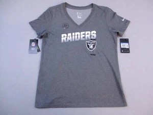 Maglietta da calcio Nike Las Vegas Raiders donna grigia taglia M carina NFL nuova - Foto 1 di 12