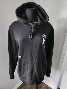 No Boundaries NOBO Black Pullover Hoodie Urban Butterfly Men's Size Medium 38-40 - Picture 1 of 9