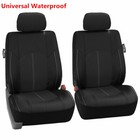 Car PU Leather Luxury Front Seat Covers Waterproof Fit Most Seats Cars Accessory