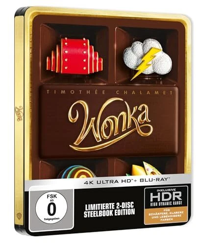 Wonka - Limitierte 2-Disc Steelbook Edition - Blu-Ray - Bild 1 von 1