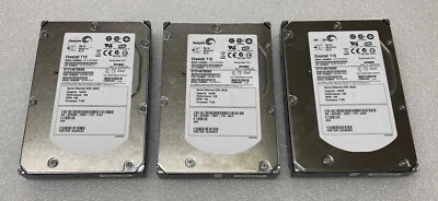 Lot of 3x ST3146755SS Seagate/Dell 146GB RPM 15k 3.5'' SAS 0DR238 DR238 HDD - Image 1 of 2