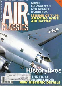 Air Classics Magazine August 87 Nazi-Bomber Y-29 Bodenplatte Luftwaffe Thunderbird - Bild 1 von 1