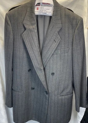 Chaqueta Mani By Giorgio Armani Lana Doble Pecho Hombre’s 42L Neiman Marcus Foto 1 de 4