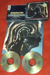 ROLLING STONES Hot Rocks Hits 1964 1971 FRANCE 2 CD BOX CDs rare oop POSTER Book - Bild 1 von 1