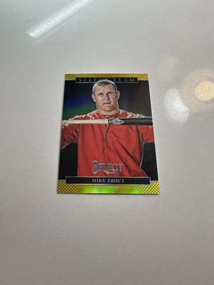 2013 Select Team Prizm Gold #ST3 Mike Trout ANGELS /25 - Image 1 of 2