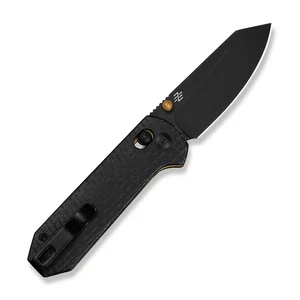 Coltello Civivi Knives Yonder C23073B-2 Nero Burlap Micarta 14C28N - Foto 1 di 8
