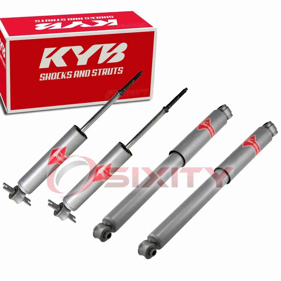 4 pc KYB Gas-a-Just Front Rear Shock Absorber for Dodge Ram 3500 Van cb - Image 1 of 4
