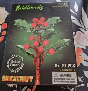 lot of 5 Brickcraft Bricktanicals Holiday Flowers &Vase Building Set boxes New - Picture 1 of 16