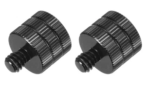 2 Pack Mic Stand Adapter, M8 Female to 1/4 Male - Picture 1 of 4