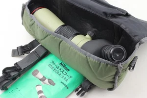 [N MINT w/ Case] Nikon Field Scope ED II-A D=60 P w/ Eye Piece 20-45x From JAPAN - Picture 1 of 11