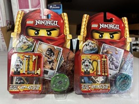 2 LEGO Ninjago Kruncha 2174  Wyplash 2175 Spinner Booster Blister Packs Skeleton