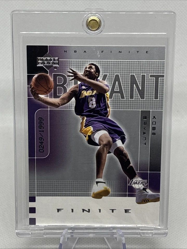 2002-03 Upper Deck Finite - Kobe Bryant #40 /1999 Lakers HOF NM - Image 1 of 3
